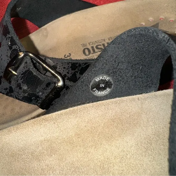 Mephisto Helena Black Sandals, Women’s Size 8, EUC