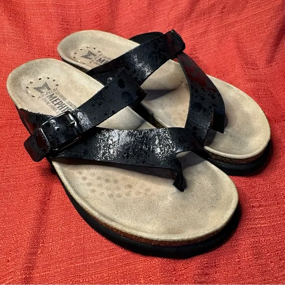 Mephisto Helena Black Sandals, Women’s Size 8, EUC