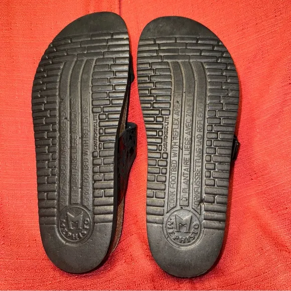 Mephisto Helena Black Sandals, Women’s Size 8, EUC