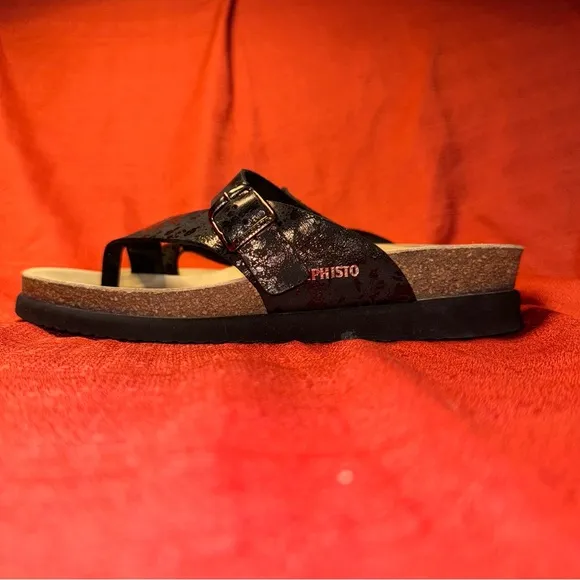Mephisto Helena Black Sandals, Women’s Size 8, EUC