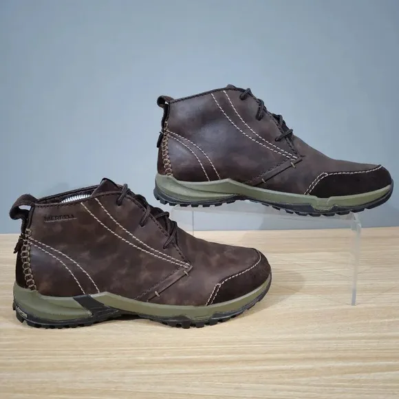 Merrell Boot Inbound Chukka Mens Shoes Brown Leather Size 9