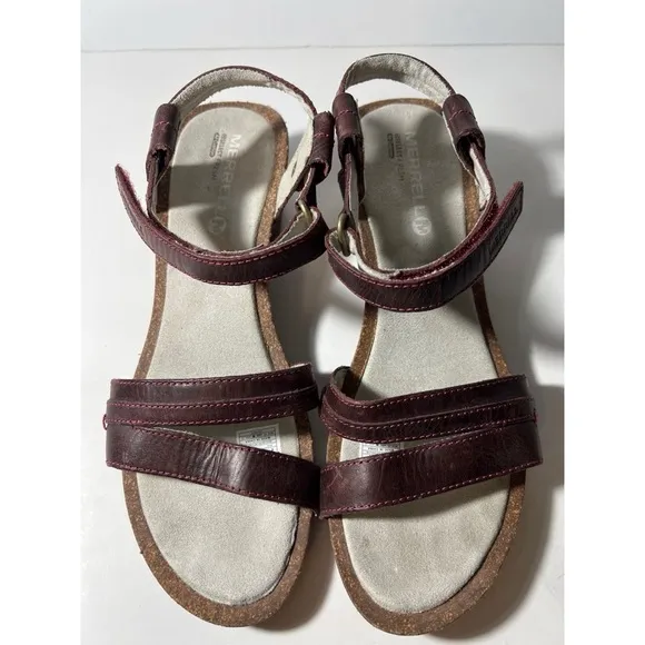 Merrell Burgundy Sandals