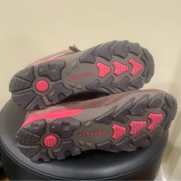 Merrell Girls Boots BLIZZY KIDS BUNGEE US 6 Brown Pink Warm Waterproof Winter
