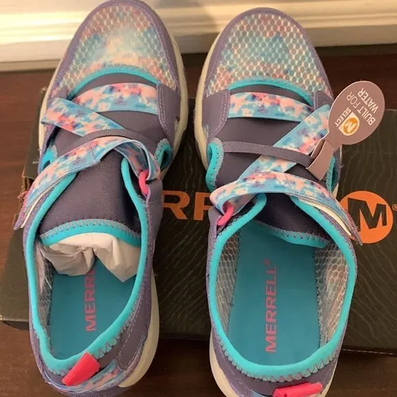 Merrell  hydro free roam monarch lightweight Eva footbed sneaker size 7
