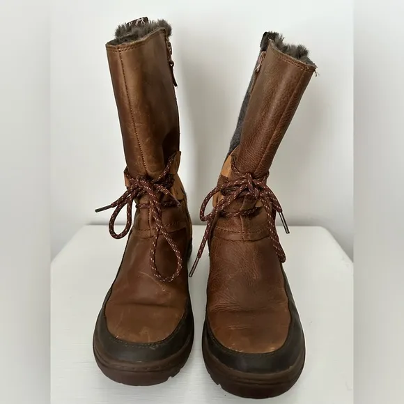 MERRELL Sylva Tall Waterproof Leather Insulated Winter Boots Women’s Size 6