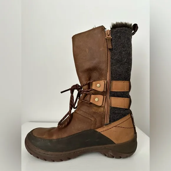MERRELL Sylva Tall Waterproof Leather Insulated Winter Boots Women’s Size 6