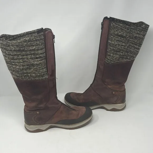 Merrell women's Eventyr Cuff boots waterproof tall high 8.5 wine