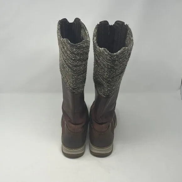 Merrell women's Eventyr Cuff boots waterproof tall high 8.5 wine