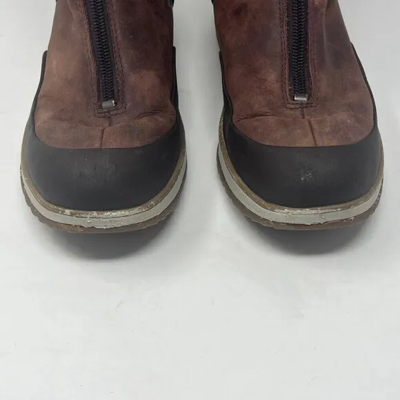 Merrell women's Eventyr Cuff boots waterproof tall high 8.5 wine