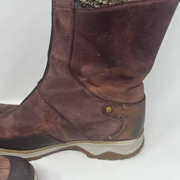 Merrell women's Eventyr Cuff boots waterproof tall high 8.5 wine