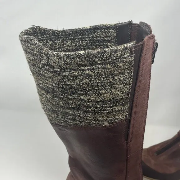 Merrell women's Eventyr Cuff boots waterproof tall high 8.5 wine