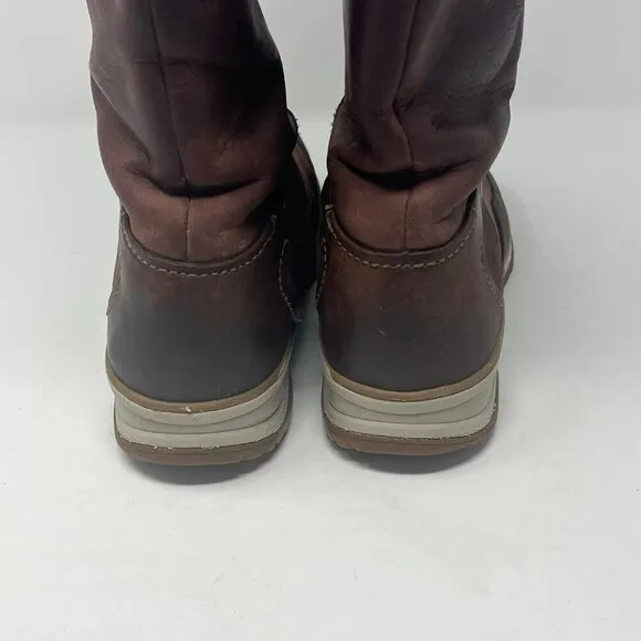Merrell women's Eventyr Cuff boots waterproof tall high 8.5 wine