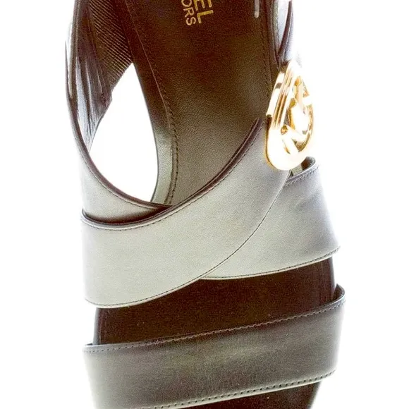 MICHAEL KORS Carmen Platform Sandals Women's Size US8M Black Worn Twice!