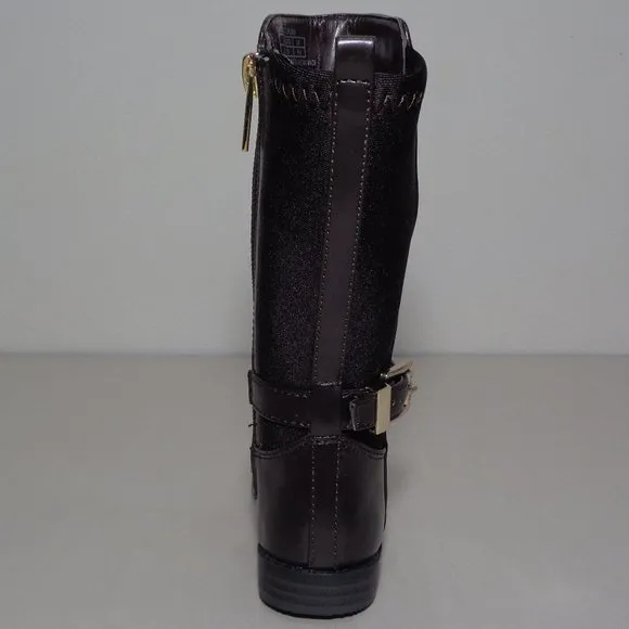 Michael Kors Size 5 M PARSON Chocolate Brown Boots New Girls Toddler Shoes