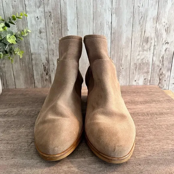 Michael Kors Suede Buckle Boots