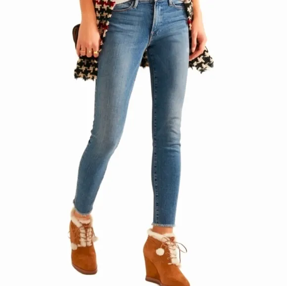 Michael Kors Tan Suede Ankle Lace-Up Boots In Dark Luggage Sz 7.5
