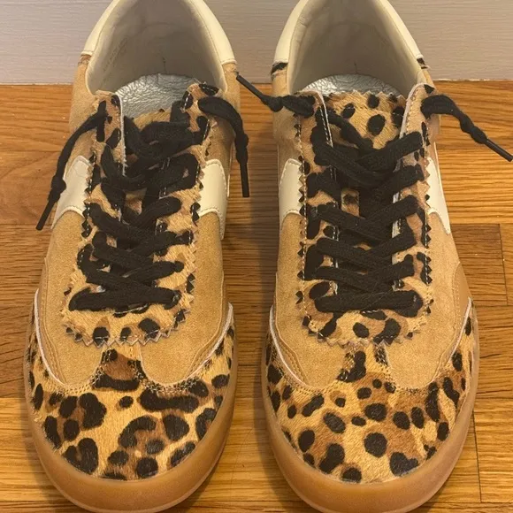 MI.IM Destiny Leopard Print Sneakers Animal 9 Shoes Casual Brown Black Leather