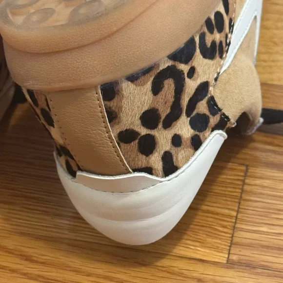 MI.IM Destiny Leopard Print Sneakers Animal 9 Shoes Casual Brown Black Leather