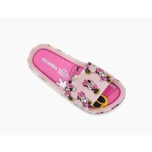 Mini Melissa Girls Beach Slide   Mickey And Friends Disney Sandals Pink Size 2