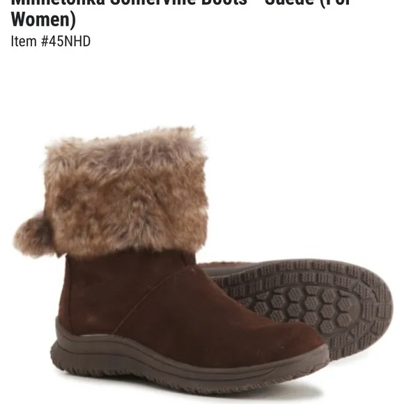 Minnetonka Somerville Boots - Suede NWT