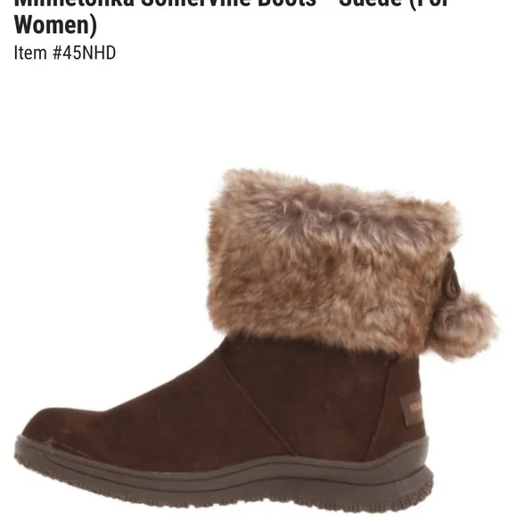Minnetonka Somerville Boots - Suede NWT