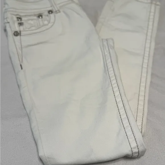 miss me jeans 27 skinny Low Rise - White