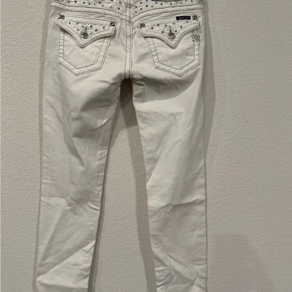 miss me jeans 27 skinny Low Rise - White