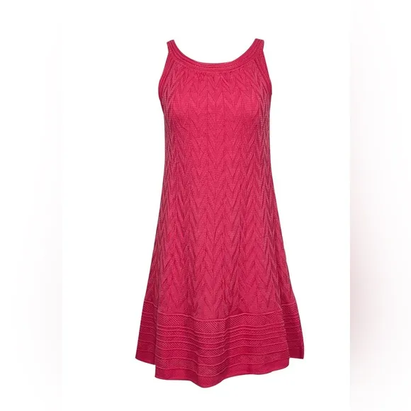 Missoni - Bright Pink Knit Tank Dress sz it 38