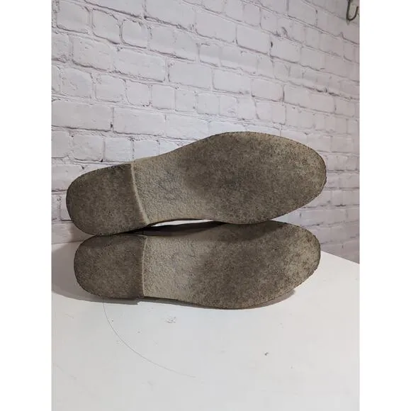 MNML Suede Crepe Chelsea Boots Tan Suede Men’s sz 8.5 Gum Sole