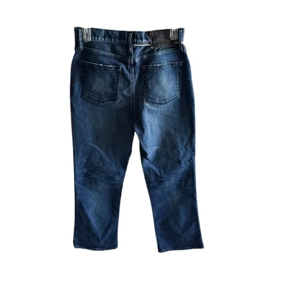 MOUSSY Emma Cropped Flare-Hi Denim Size 27