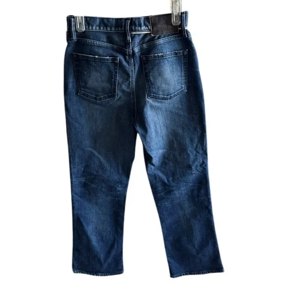 MOUSSY Emma Cropped Flare-Hi Denim Size 27