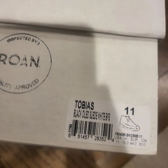 MSRP $139 ROAN by BED|STU Tobias Men's Black Leather Boots