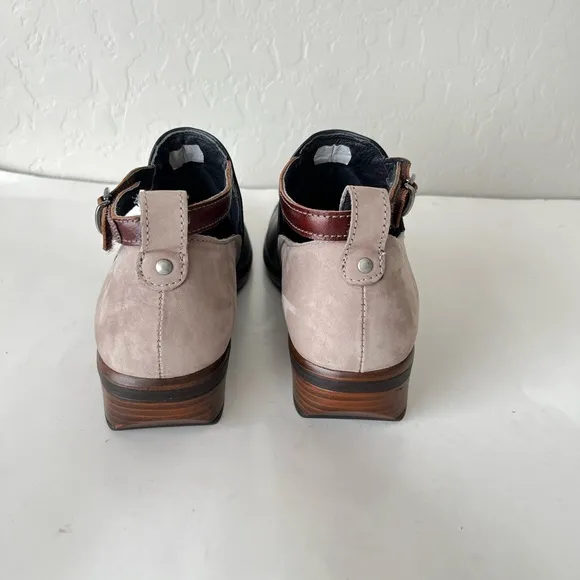 Naot Kasmin Suede Leather Two Tone Boots Booties Size EU 41 NEW NWOT