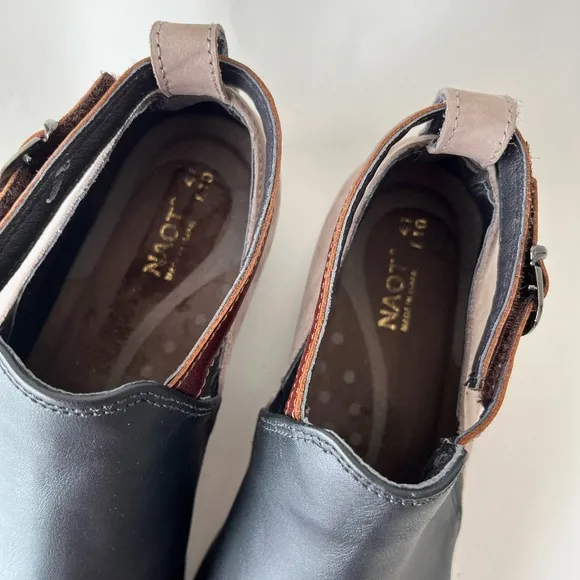 Naot Kasmin Suede Leather Two Tone Boots Booties Size EU 41 NEW NWOT