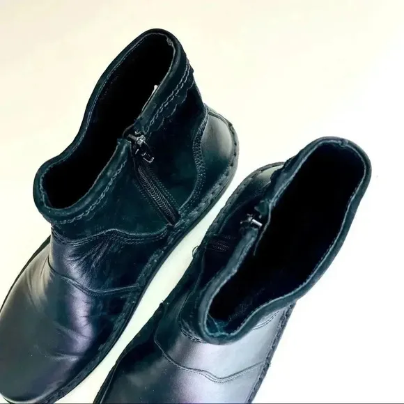 Naot Leather Suede Ankle Boots