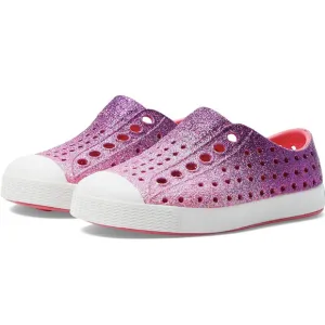 Native Kids Jefferson Shoes 3 Starfish Dazzle Bling Pink White Synthetic NIB
