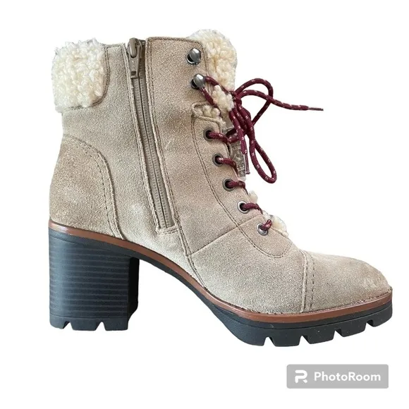 Naturalizer Varuna Boots Faux Fur Leather Upper