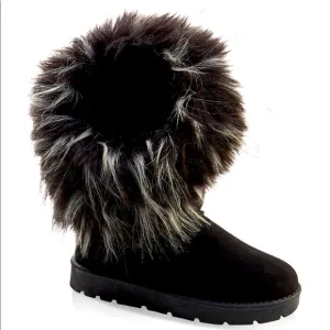 New 2 Pack Shoe Bundle Glam Frozen Suede Booties.