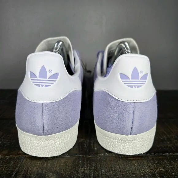NEW Adidas Gazelle Womens Size 9 Casual Sneaker Shoes Purple Violet White IE0444