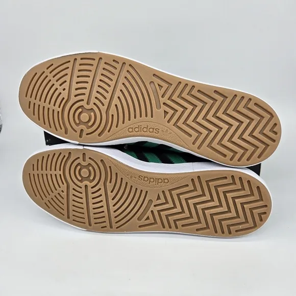 New adidas Nora 'Black Court Green' Men's Suede Shoes Size 9