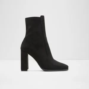 NEW Aldo Shoes Audrella Suede Square Toe Block Heel Ankle Booties Minimalist SZ9