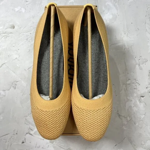 NEW Allbirds Womens 10 Tree Breezers Shoes Lux Beige Breathable Knit Flat NIB