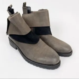 NEW Antelope Leather/Suede Ankle Boots Sz 38