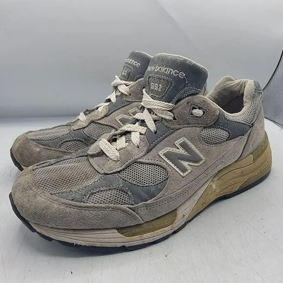 New Balance 992 Womens 7.5 Gray Sneaker Shoes Made In The USA W992GL