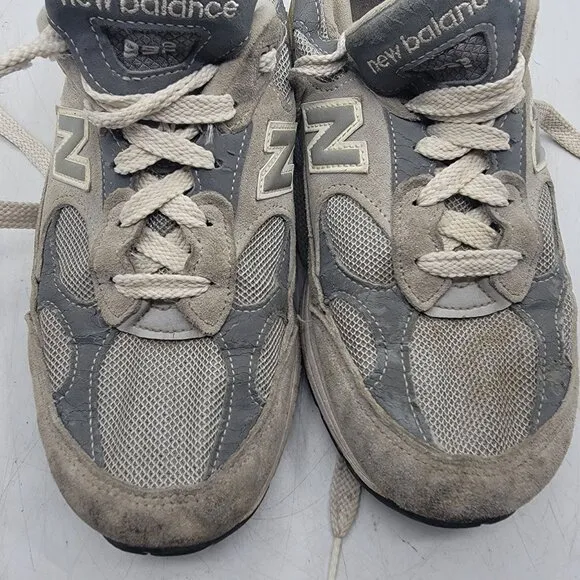 New Balance 992 Womens 7.5 Gray Sneaker Shoes Made In The USA W992GL