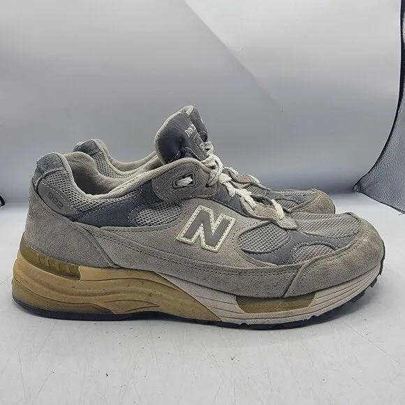 New Balance 992 Womens 7.5 Gray Sneaker Shoes Made In The USA W992GL