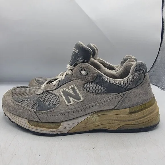 New Balance 992 Womens 7.5 Gray Sneaker Shoes Made In The USA W992GL