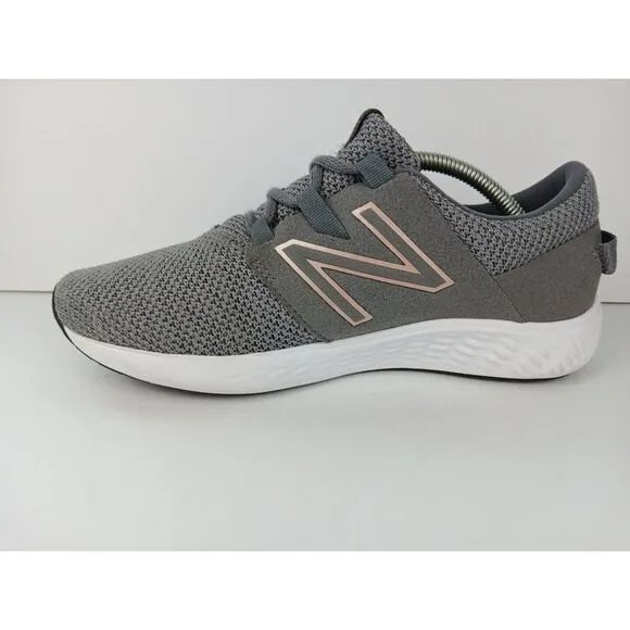 New Balance Fresh Foam Running Shoes Women Size B 8.5 Gray WVRCRHG1 New Sneakers