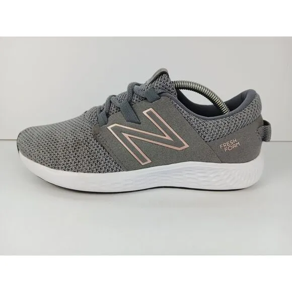 New Balance Fresh Foam Running Shoes Women Size B 8.5 Gray WVRCRHG1 New Sneakers