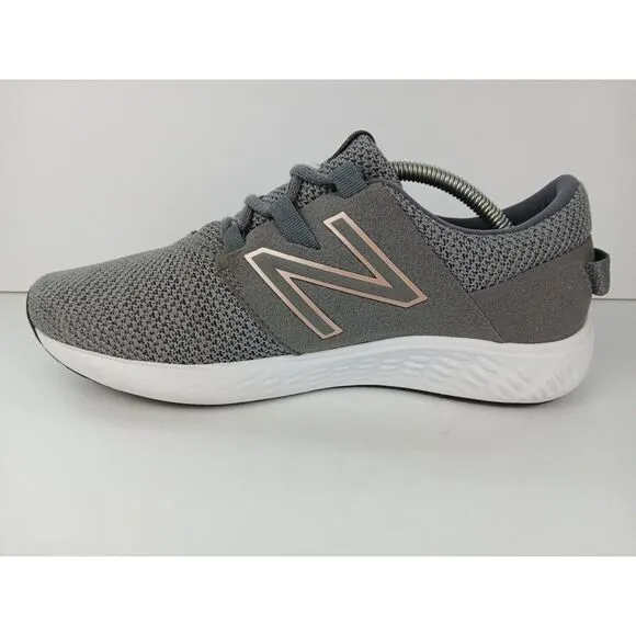 New Balance Fresh Foam Running Shoes Women Size B 8.5 Gray WVRCRHG1 New Sneakers